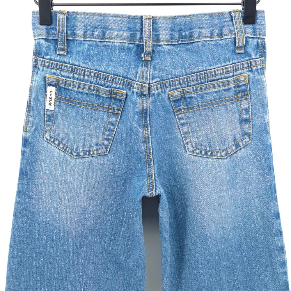 Cinch Boys Jeans MB12881001 Size 12S Blue Medium Wash Western Denim